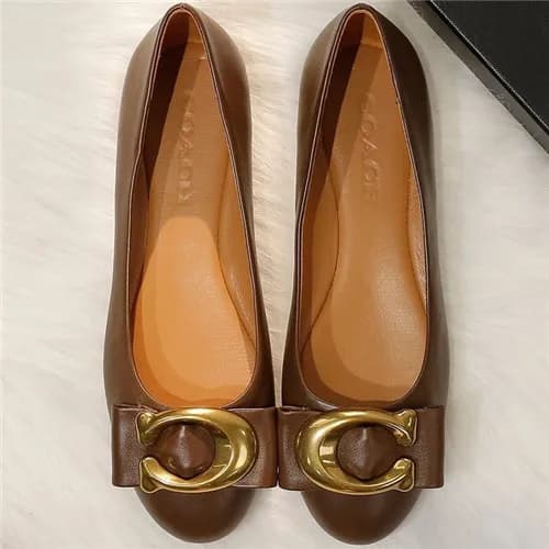 Coach 2021 Women's Leather Flat - 코치 2021 여성용 …