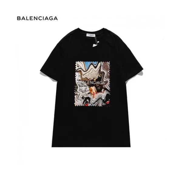 [발렌시아가]Balenciaga 2021 Mm/Wm Logo Cotton Short Sle… - 1