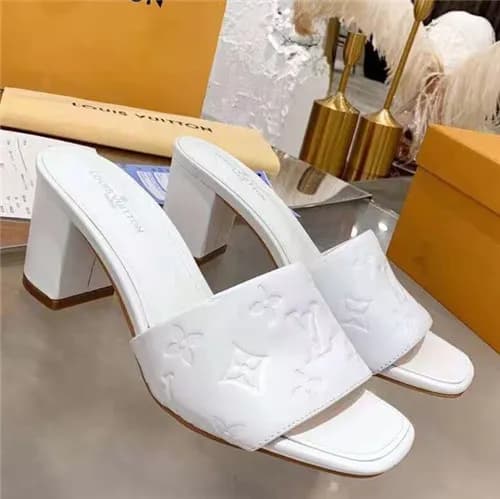 Louis Vuitton 2021 Women's Leather High Heel S… - 1