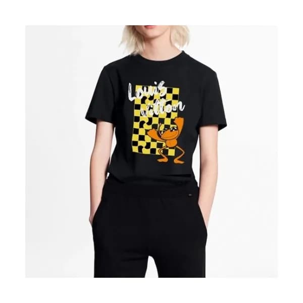 Louis vuitton 2021 Mm/Wm Logo Short Sleeved Tshirt… - 1