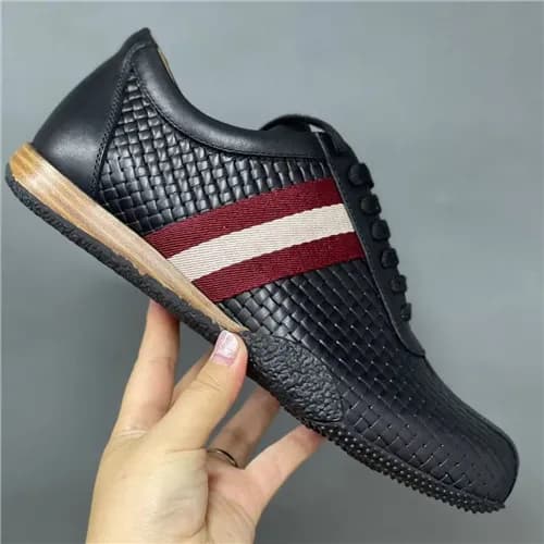 Bally 2021 Men's Leather Sneakers - 발리 2021 남성… - 1