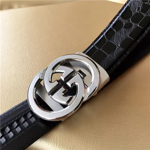 Gucci 2021 Men's Leather Belt,3.5cm,GUBT0181 -… - 1