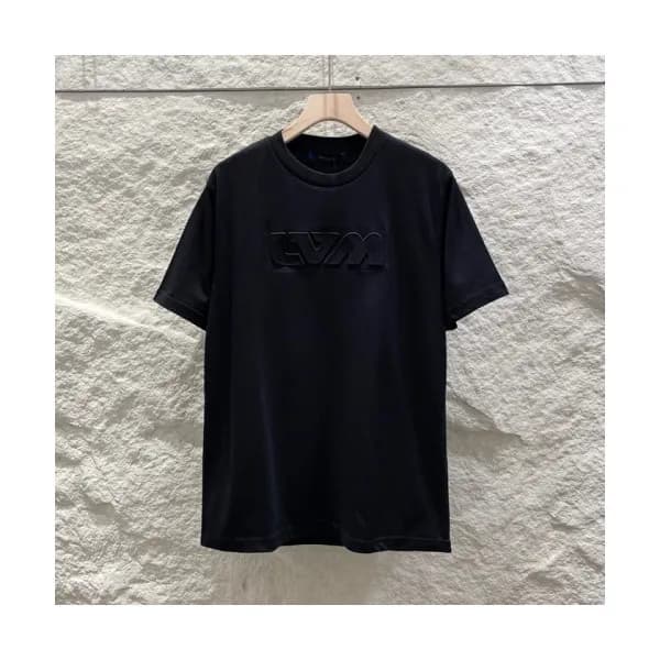 Louis vuitton Mm/Wm Logo Short Sleeved Tshirts Bl… - 1