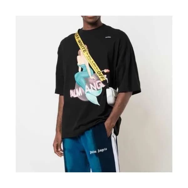 Palm Angels Mm/Wm Logo Cotton Short Sleeved Tshir… - 1