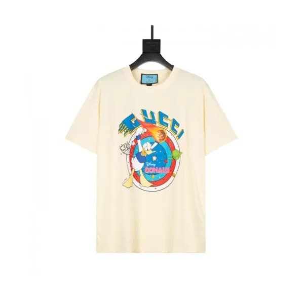 Gucci Mm/Wm Logo Short Sleeved Tshirts Ivory - 구찌… - 1