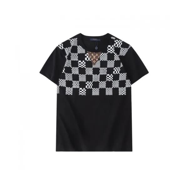 Louis vuitton Mm/Wm Logo Short Sleeved Tshirts Bl… - 1