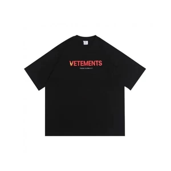 [매장판]Vetements Mm/Wm Printing Logo Cotton Short S… - 1