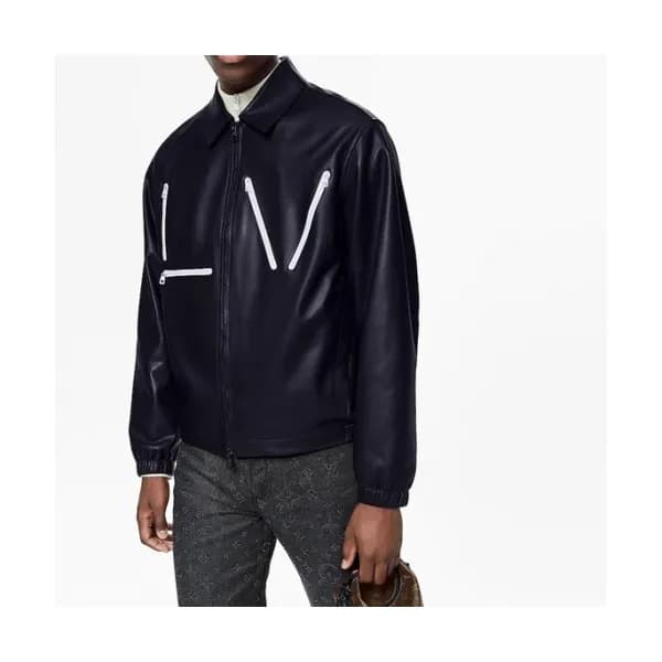 Louis vuitton Mens Logo Leather Jackets - 루이비통 20… - 1