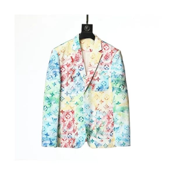 Louis vuitton Mens Logo Suit Jackets Blue - 루이비통 … - 1