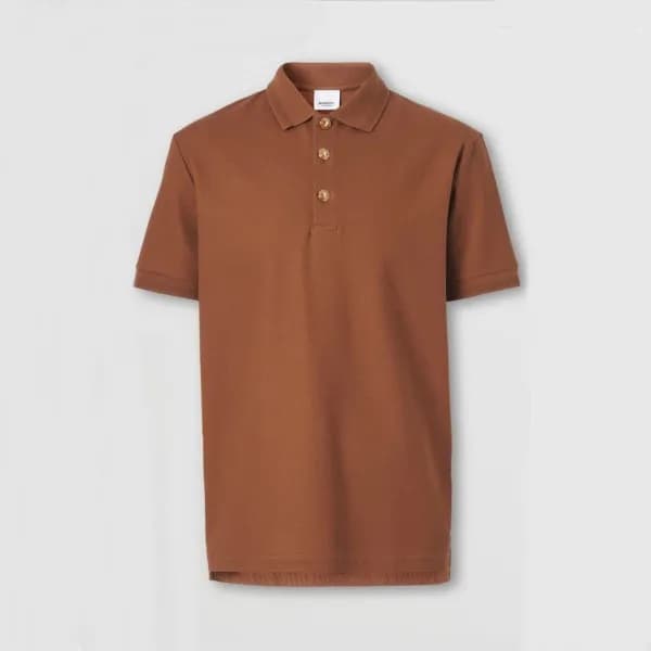 버버리 남성 카멜 폴로 반팔티 - Mens Camel Tshirts - Bur04296x - 1