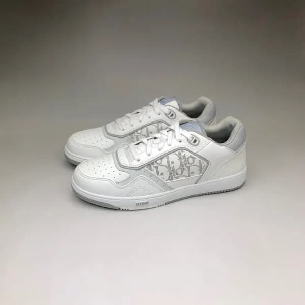 디올 남/녀 캐쥬얼 화이트 스니커즈 - Unisex White Sneakers - dio0… - 1
