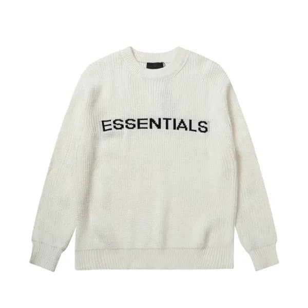 피어오브갓 남성 크루넥 아이보리 니트 - Fear of god Mens Ivory Knit… - 1