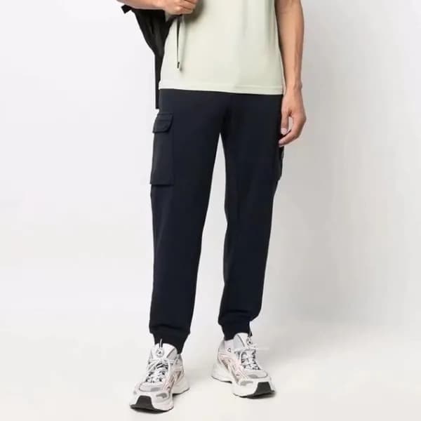 스톤아일랜드 남성 네이비 팬츠 - Stone Island Mens Navy Pants - … - 1