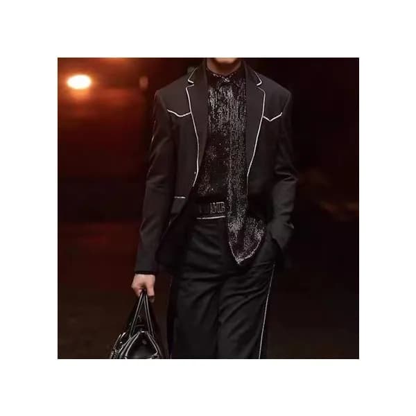 입생로랑 남성 블랙 슈트 자켓 - Saint Laurent Mens Black Jacket…