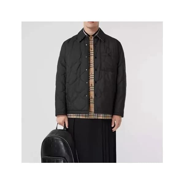 버버리 남성 블랙 다운 양면 자켓 - Burberry Mens Black Jackets -… - 1