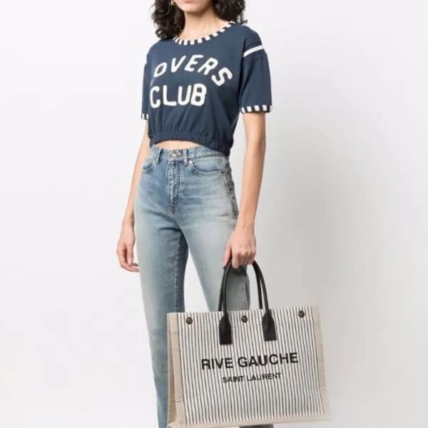 입생로랑 남/녀 베이지 토트백 - Saint Laurent Unisex Beige Tote… - 1