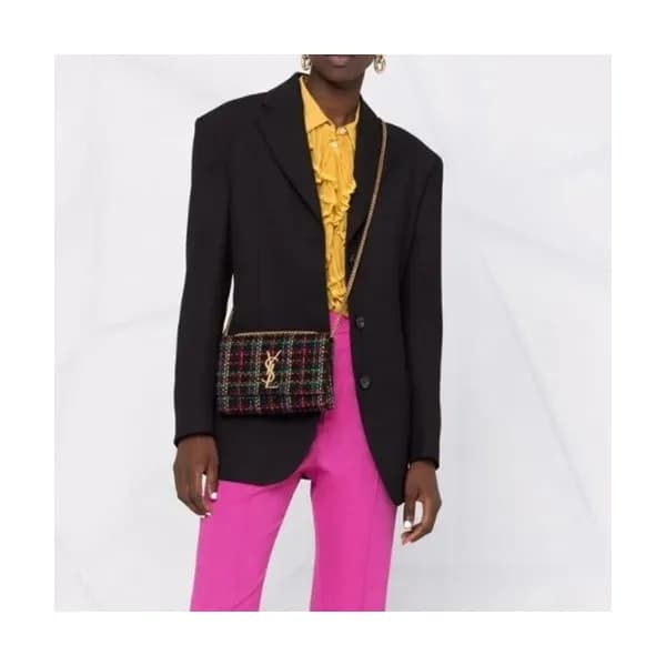 입생로랑 여성 블랙 크로스백 - Saint Laurent Womens Black Cross… - 1