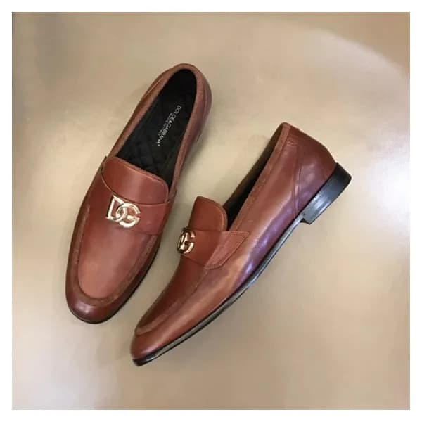 돌체앤가바나 남성 브라운 로퍼 - Dolce&Gabbana Mens Brown Loafer… - 1