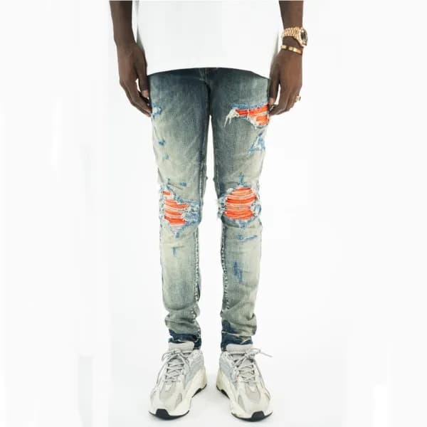 아미리 남성 블루 청바지 - Amiri Mens Blue Jeans - amr109x - 1