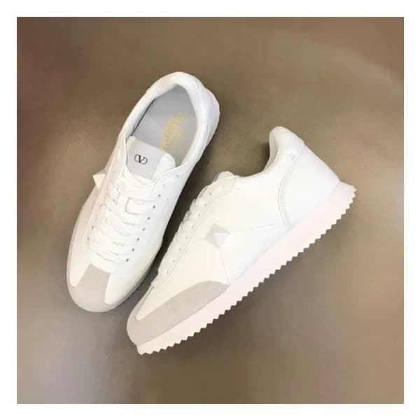 발렌티노 남성 모던 화이트 스니커즈 - Valentino Mens White Sneaker… - 1