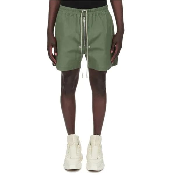 릭오웬스 남성 카키 반바지 - Rick Owens Mens Khaki Half-pants … - 1