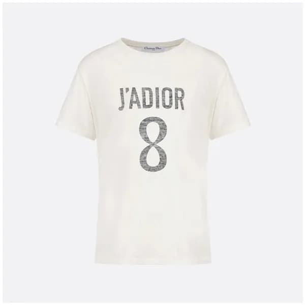 디올 여성 화이트 크루넥 반팔티 - Dior Womens White Short sleeve… - 1