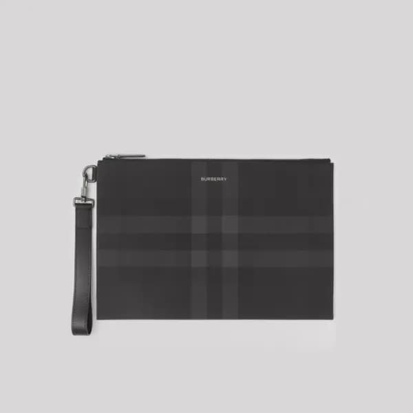 버버리 남성 그레이 클러치 - Burberry Mens Gray Clutch - bu320… - 1