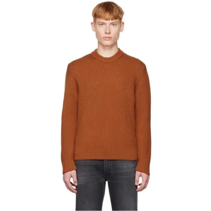 에르메네질도 제냐 남성 카멜 니트- Ermenegildo Zegna Mens Camel K… - 1