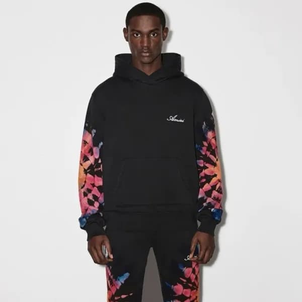 아미리 남성 블랙 후드티 - Amiri Mens Black Hoodie - amc134x - 1