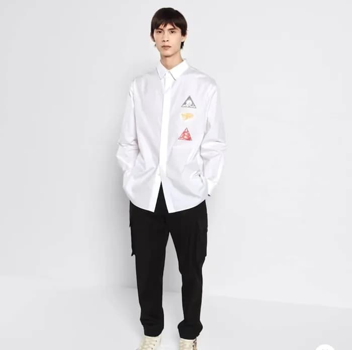 디올 남성 캐쥬얼 화이트 셔츠 - Dior Mens White Shirts - dic286… - 1