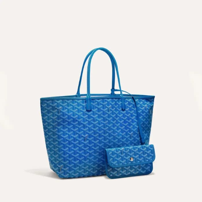 고야드 남/녀 블루 생루이 백 - Goyard Unisex Saint Louis Bag -… - 1