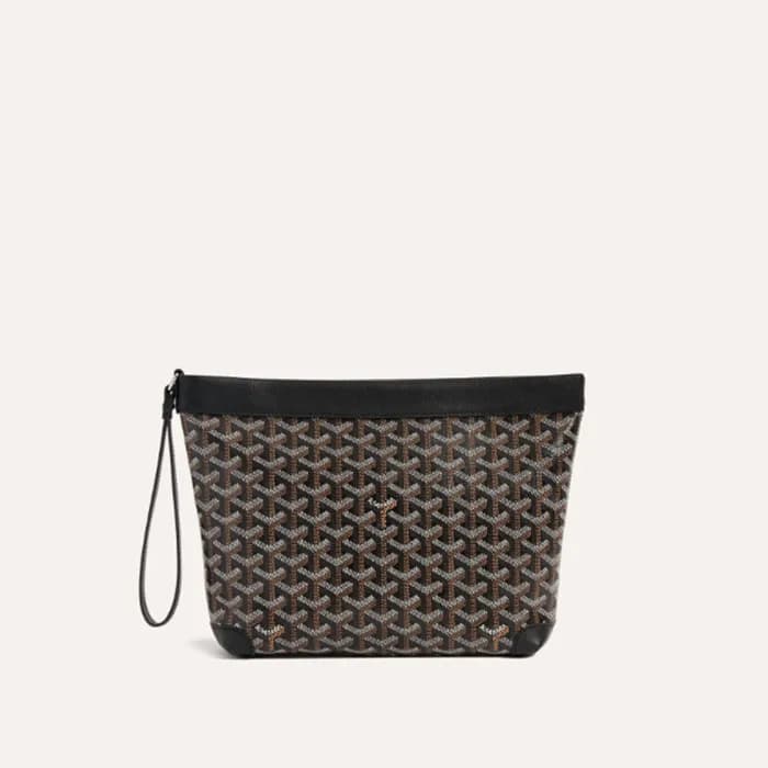 고야드 남/녀 블랙 콘티 파우치 - Goyard Unisex Black Conti Pouc… - 1
