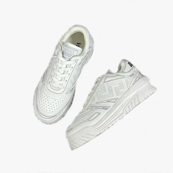 베르사체 남성 화이트 스니커즈 - Versace Mens White Sneakers - v… - 1