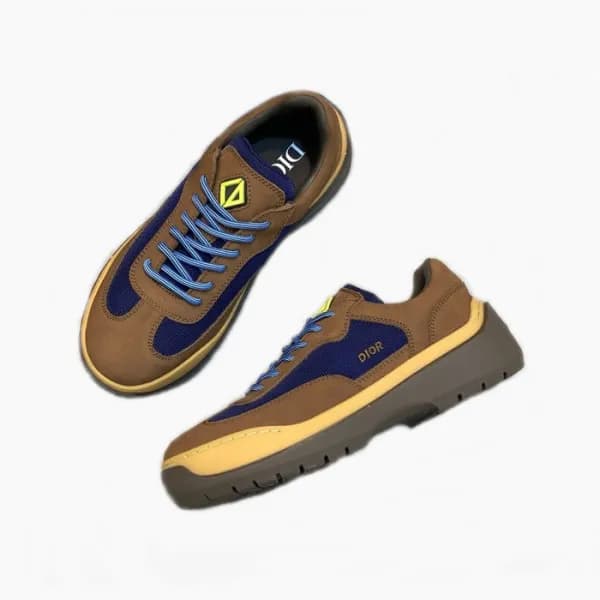 디올 남성 브라운 스니커즈 - Dior Mens Brown Sneakers - dis886… - 1
