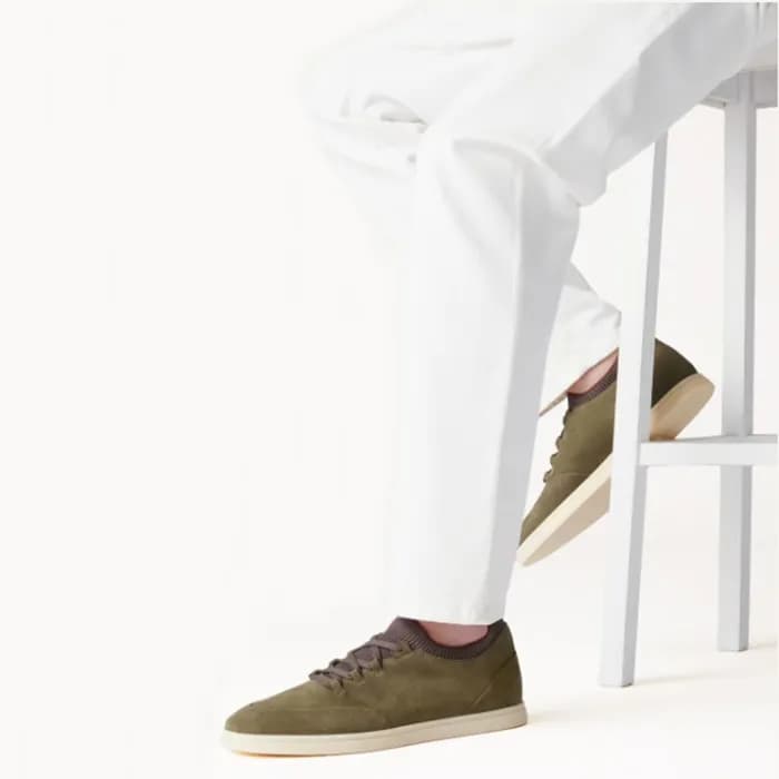 로로피아나 남성 소호 워크 스니커즈 - Loro Piana Mens Soho Walk Sn… - 1