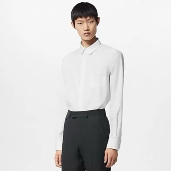 루이비통 남성 화이트 셔츠 - Louis vuitton Mens White Shirts -… - 1