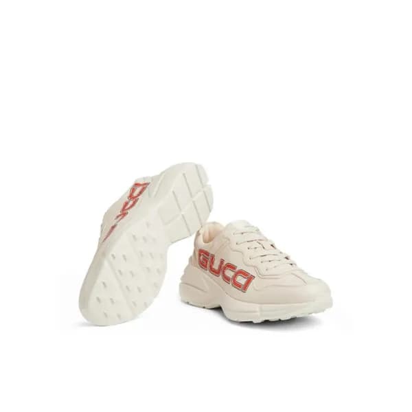 구찌 남/녀 프리팅 롸이톤 - Gucci Unisex Printing Sneakers - … - 1