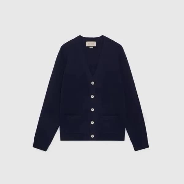 구찌 남성 브이넥 가디건 - Gucci Mens V-neck Cardigan - guc19… - 1
