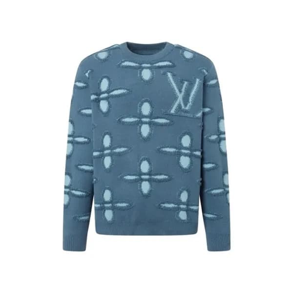 루이비통 남성 라운드 스웨터 - Louis vuitton Mens Round Sweater… - 1