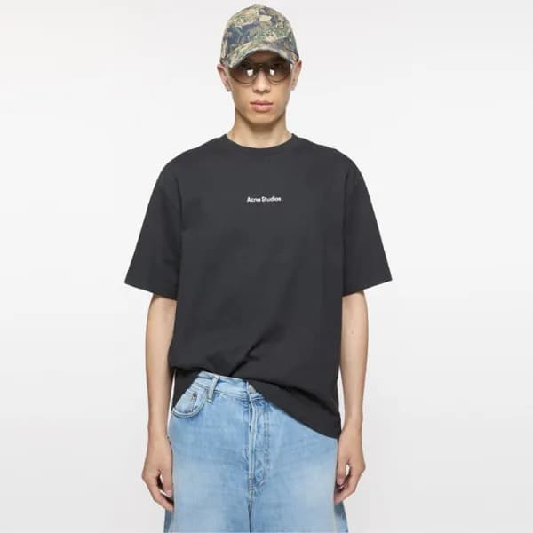 아크네 남/녀 라운드 반팔티 - Acne Unisex Round Tshirt - anc51… - 1