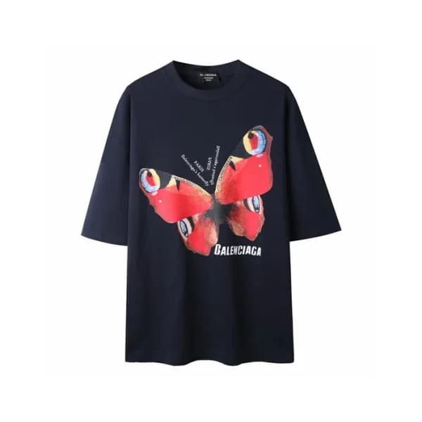 발렌시아가 남성 라운드 반팔 티셔츠 - Balenciaga Mens Round Tshirt… - 1