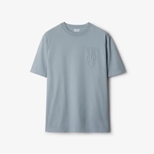 버버리 남성 라운드 반팔 티셔츠 - Burberry Mens Round Tshirt - b… - 1