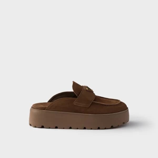 프라다 여성 플랫폼 슬립온 뮬 - Prada Womens Platform Slip-On M… - 1