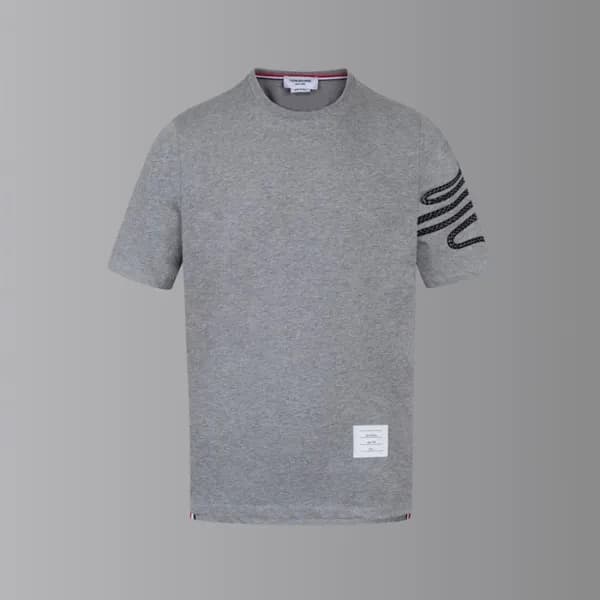 톰브라운 남성 라운드 반팔티 - Thom Browne Mens Round Tshirts -… - 1