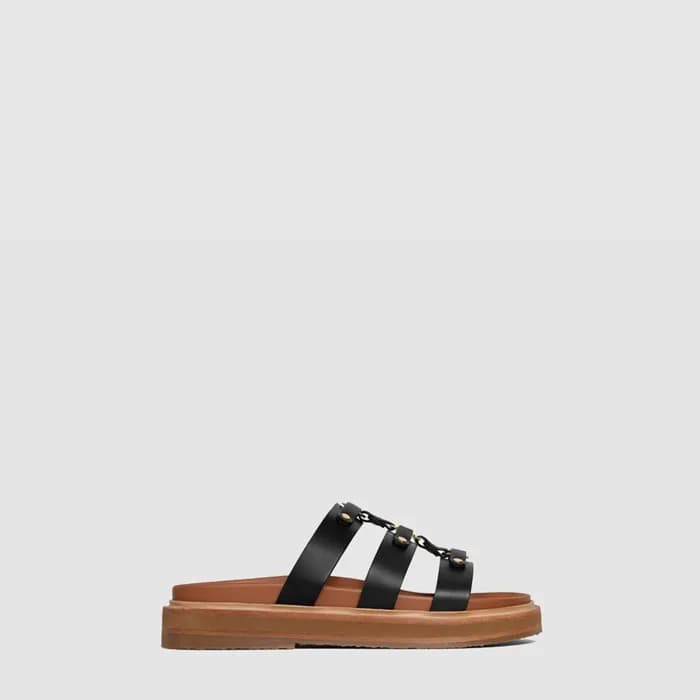 셀린느 여성 티피 슬라이드 카프스킨 - Celine Womens Tipi Slide Cal… - 1