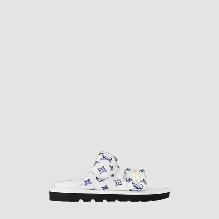 루이비통 남성 풀 필로우 플랫 컴포트 뮬 - Louis vuitton Mens Full P… - 1