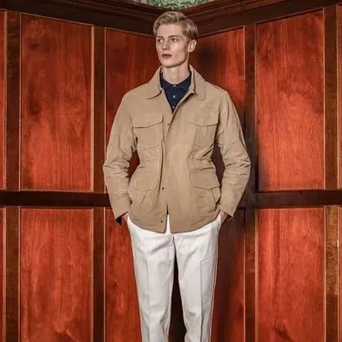 로로피아나 남성 베이직 자켓 - Loro Piana Mens Basic Jacket - l… - 1
