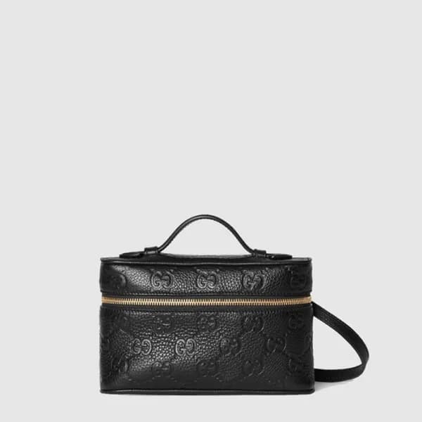 구찌 여성 GG 엠블럼 수퍼 미니백 - Gucci Womens GG Emblem Super… - 1