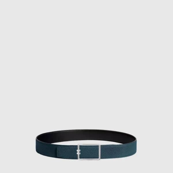 에르메스 남성 튜브 H 버클 양면 가죽 벨트 - Hermes Mens Tube H Reve… - 1