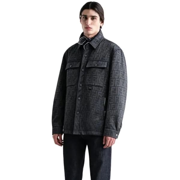 펜디 남성 FF 자켓 - Fendi Mens FF Jacket - fec17334x - 1